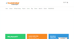 Desktop Screenshot of nareshit.com